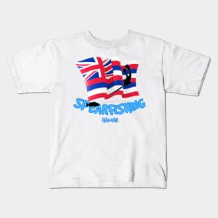 Spearfishing t-shirt designs Hawaii Kids T-Shirt